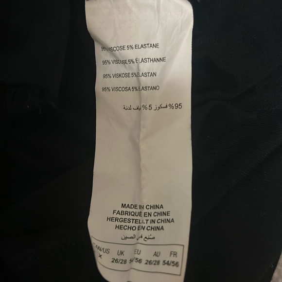 ⭐️Michel Studio T-Shirt Knit Asymmetric Office Party Date Night Out Black Dress - Picture 14 of 16